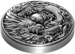 Pièce de monnaie en Argent - Cuivre 2000 Francs g Millésime 2024 DRAGON AND DRAGON