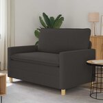 vidaXL Canapé Gris foncé 126 x 81 x 87 5 cm Tissu