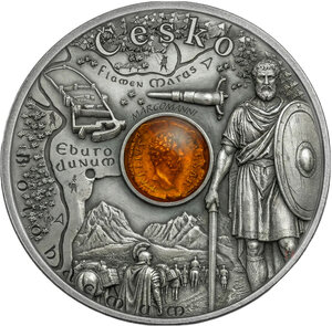 Monnaie CZECHIA Amber Route Argent 1$ Niue 2026 (PRÉCOMMANDE)