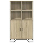 vidaXL Buffet haut chêne sonoma 79 5x35 5x137 5 cm bois d'ingénierie