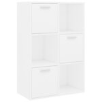 vidaXL Armoire de rangement Blanc 60x29 5x90 cm Bois d'ingénierie