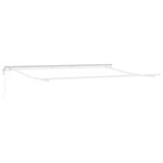 vidaXL Auvent rétractable automatique anthracite et blanc 450x300 cm