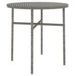 vidaXL Ensemble à manger de jardin 3 Pièces Résine tressée Anthracite