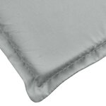 vidaXL Coussins de banc de jardin lot de 2 gris clair mélangé tissu