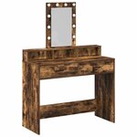 vidaXL Table de Toilette Marron 100 x 41 x 140 cm Bois d'ingénierie