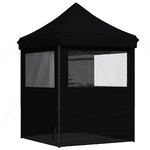 vidaXL Tente de fête Noir 200 x 200 x 306 cm Tissu Oxford
