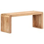 vidaXL Banc 110x38x46 cm Bois solide d'acacia