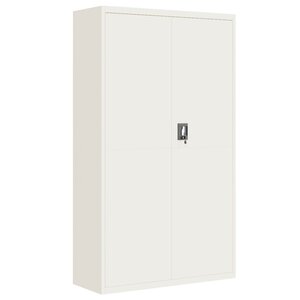 vidaXL Classeur blanc 105x40x180 cm acier