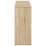 vidaXL Buffet chêne sonoma 120x30x75 cm bois d'ingénierie