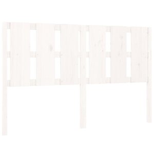 vidaXL Tête de lit blanc 155 5x4x100 cm bois massif de pin