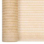 vidaXL Filet brise-vue Beige 1 8x50 m PEHD 195 g/m²