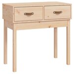 vidaXL Table console 76 5x40x75 cm Bois massif de pin