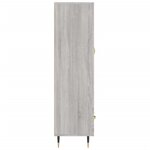 vidaXL Buffet haut sonoma gris 69 5x31x115 cm bois d'ingénierie