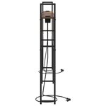vidaXL Tête de lit de rangement Chêne fumé 180 cm Bois d'ingénierie