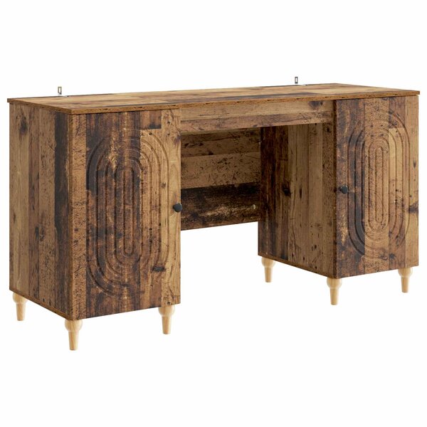 vidaXL Bureau Bois ancien 142 5 x 50 x 75 cm Bois d'ingénierie