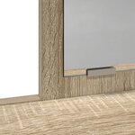 Coiffeuse vidaXL avec tiroirs Chêne Sonoma 100x41x140 cm