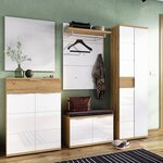 Germania Panneau de porte-manteau GW-Frisco 75x30x110 cm Blanc