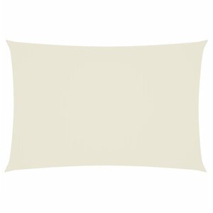 vidaXL Voile de parasol tissu oxford rectangulaire 2x4 m crème