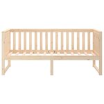 vidaXL Lit de jour sans matelas 80x200 cm bois de pin massif