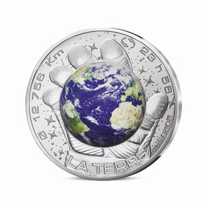 L'Odyssée Spatiale avec Thomas Pesquet  Monnaie de 100€ Argent