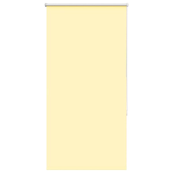 vidaXL Store enrouleur occultant jaune largeur du tissu 75 7 cm