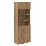 vidaXL Armoire de rangement Chêne artisanal 80 x 42 5 x 225 cm