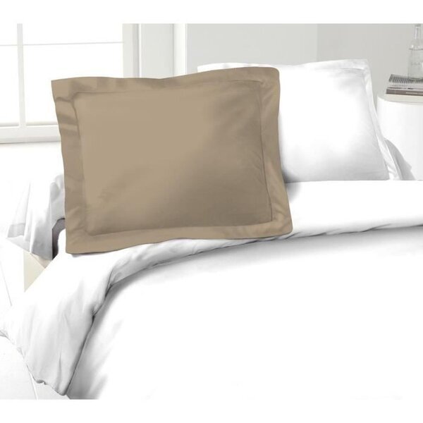 2 taies d'oreillers 100  coton 50 x 70 cm - Beige