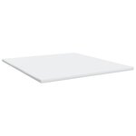 vidaXL Sommier à lattes de lit avec matelas Bleu 200x200 cm Tissu
