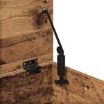 vidaXL Boîte de Rangement avec stockage Bois ancien 100 x 42 x 46 cm