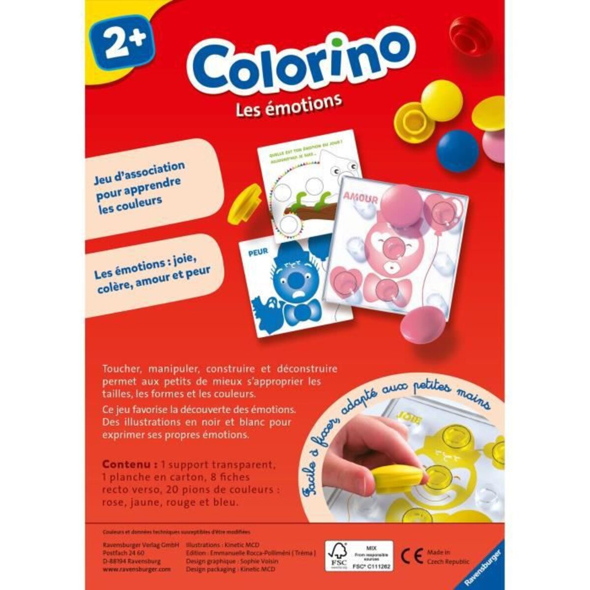 Colorino - Jeu éducatif - Apprentissage des couleurs - Activités