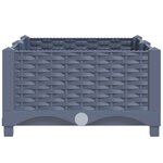 vidaXL Lit surélevé 80x40x23 cm Polypropylène