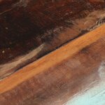 vidaXL Dessus de table carré 80x80 cm 25-27 mm Bois de récupération