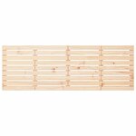 vidaXL Tête de lit murale 206x3x63 cm Bois massif de pin