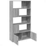 vidaXL Bibliothèque sonoma gris 100x36x189 cm bois d'ingénierie