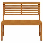 vidaXL Banc de jardin Marron 100 x 50 x 91cm Bois d'acacia massif