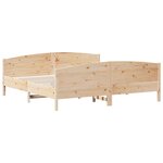 vidaXL Cadre de lit sans matelas 180x200 cm bois massif de pin