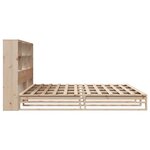vidaXL Lit bibliothèque sans matelas 180x200 cm bois massif