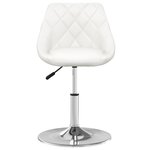 vidaXL Chaises à manger lot de 6 blanc similicuir