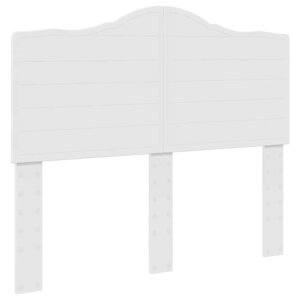 vidaXL Tête de lit Blanc Brillant 135 cm Bois d'ingénierie