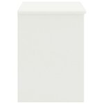 vidaXL Table de chevet Blanc 35x30x40 cm Bois de pin massif