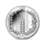 Monnaie de 20€ Argent - Nature de France - Chêne - Qualité BE Millésime 2020