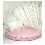 Tapis de jeu nid rose