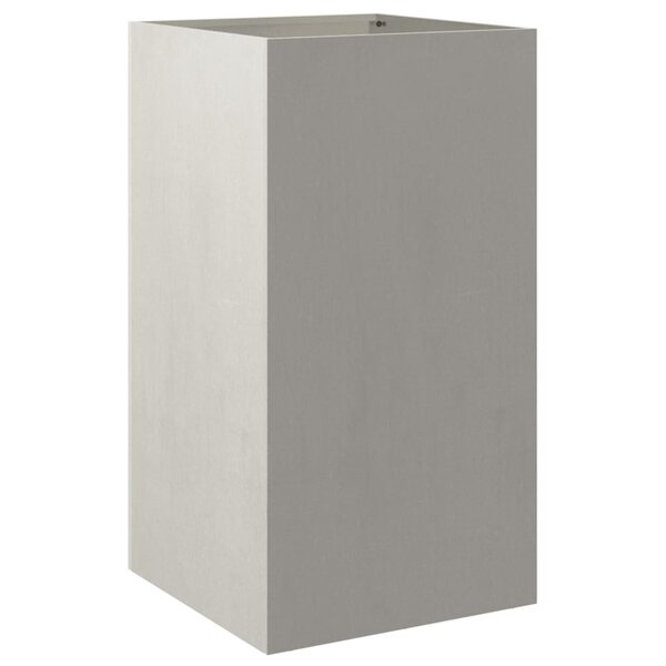 vidaXL Jardinière argenté 42x38x75 cm acier inoxydable