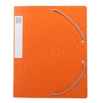 Boite De Classement Cartobox Dos 40mm Carte Lustrée - A4 - Orange - X 10 - Exacompta
