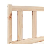 vidaXL Cadre de lit extra long sans matelas 90x220 cm bois massif pin