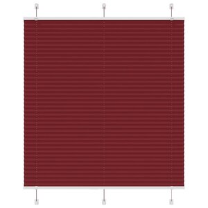 vidaXL Store plissé rouge bordeaux 115x150 cm largeur du tissu 114 4cm
