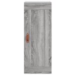 vidaXL Armoire murale sonoma gris 34 5x34x90 cm bois d'ingénierie