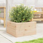vidaXL Jardinière 40x40x23 cm bois de pin massif