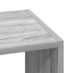 vidaXL Bibliothèque empilable sonoma gris 30x30x80 cm bois ingénierie