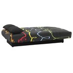 Banquette clic clac 3 places - Motif graffiti -  Style Contemporain - L 190 x P92 cm - DREAM